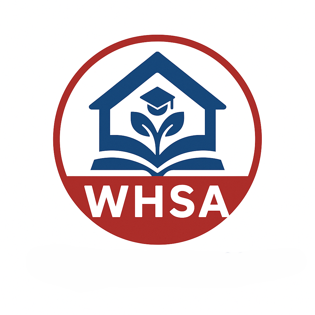 WHSA White Logo Only